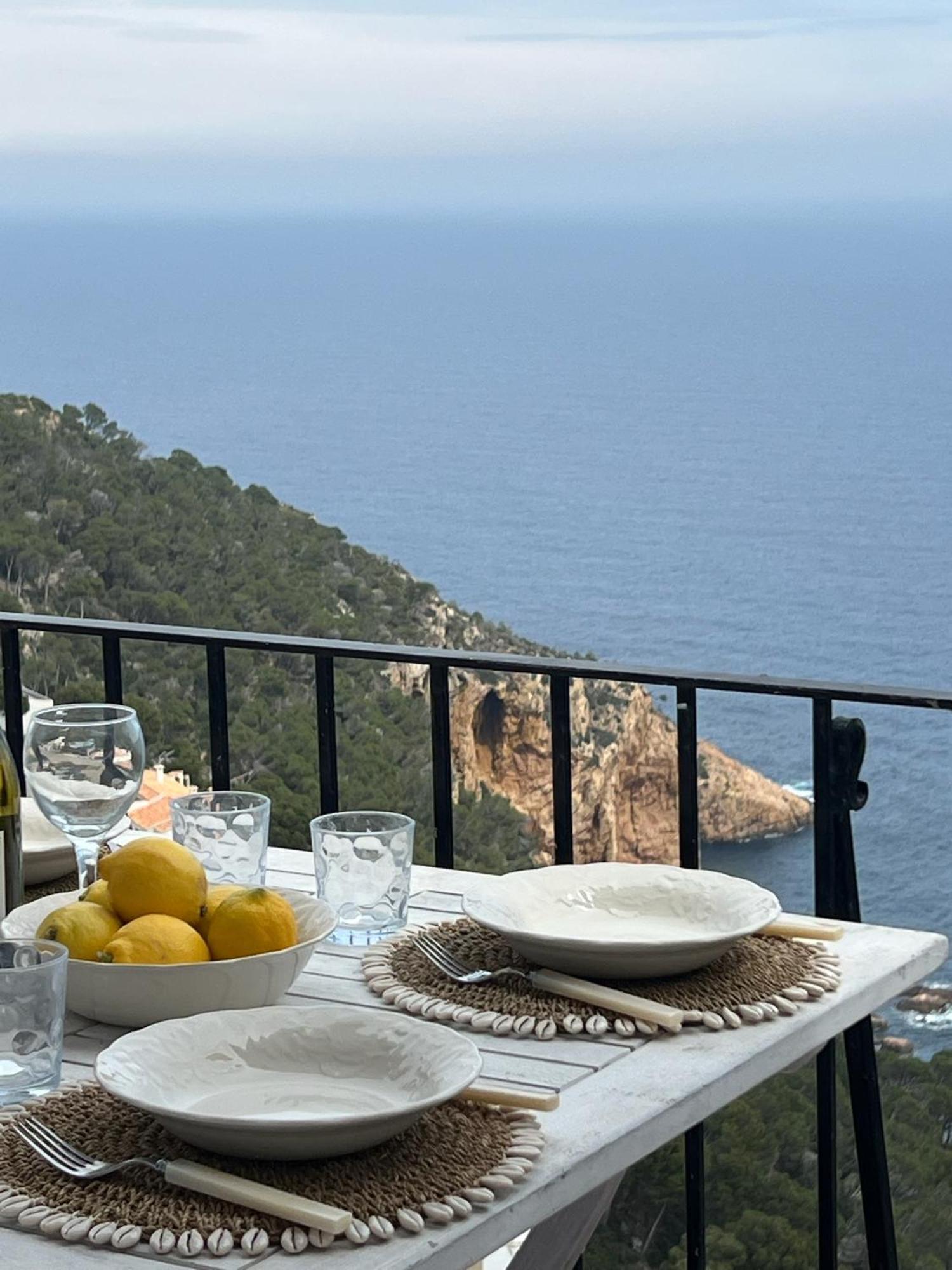 Villa Casa Blanca De Begur Con Vistas Al Mar Y Piscina Extérieur photo